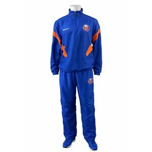 Reebok New York Islanders NHL Hocket Women Blue Sweatshirt Pants 2 Piece Set M